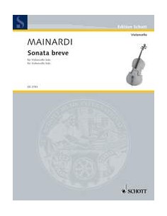 MAINARDI E.-Kurze Sonate für Violoncello