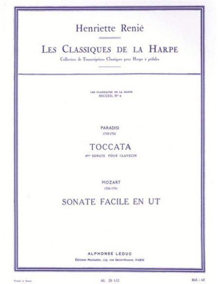 RENIE H.-Classique Harpe Vol.4 per Arpa