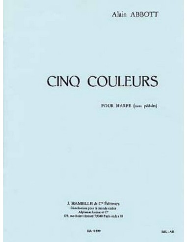 ABBOTT A.-Couleurs (5) for Celtic Harp