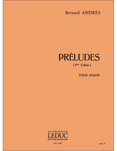ANDRES B.-Preludi Vol.3 per arpa