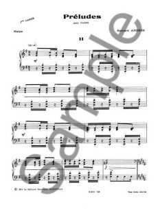 ANDRES B.-Preludi Vol.3 per arpa 2