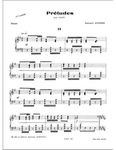 ANDRES B.-Preludi Vol.3 per arpa