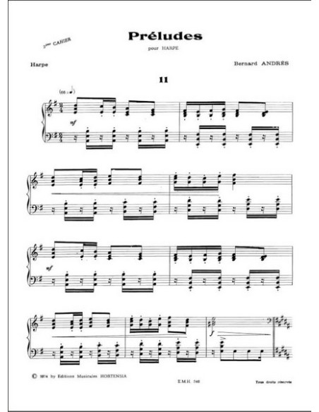 ANDRES B.-Preludi Vol.3 per arpa