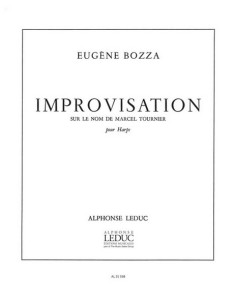BOZZA E.-Improvisations sur le nom de Marcel Tournier para Arpa