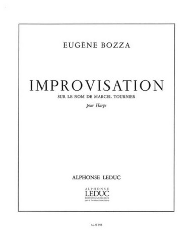 BOZZA E.-Improvisations sur le nom de Marcel Tournier per arpa