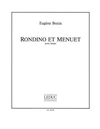BOZZA E.-Rondino et Menuet para Arpa