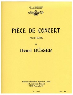 BUSSER H.-Piece de Concert für Harfe