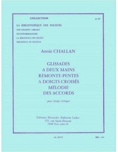 CHALLAN H.-Glissades pour harpe