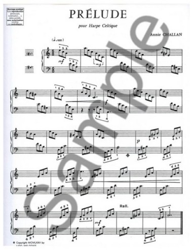 CHALLAN H.-Prélude pour harpe