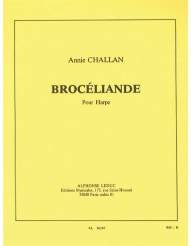 CHALLAN H.-Brocellande for Harp