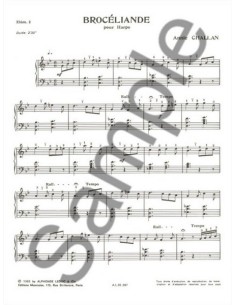 CHALLAN H.-Brocellande pour harpe 2