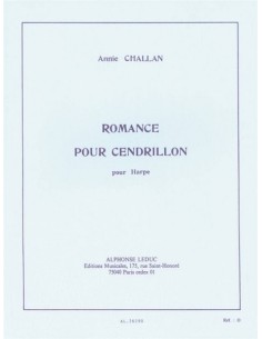 CHALLAN H.-Romance pour Cendrillon für Harfe (Rougeron)