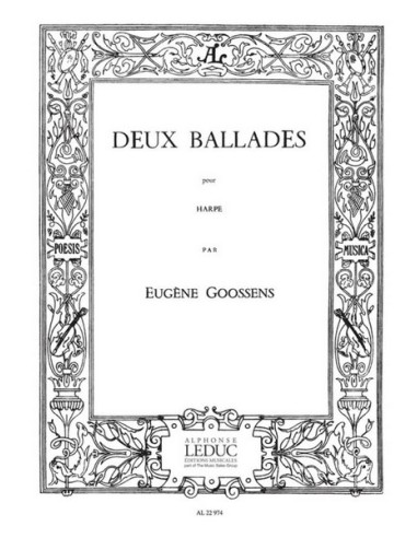 GOOSSENS E.-Balladen (2) für Harfe