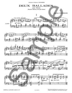 GOOSSENS E.-Ballades (2) pour harpe 2