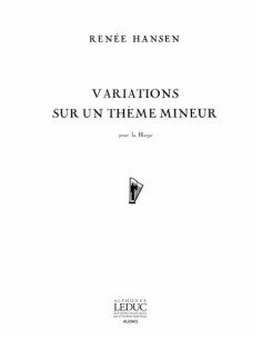 HANSEN R.-Variations sur un theme mineur para Arpa