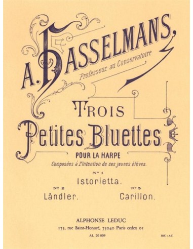 HASSELMANS A.-Petites Bluettes (3) for Harp