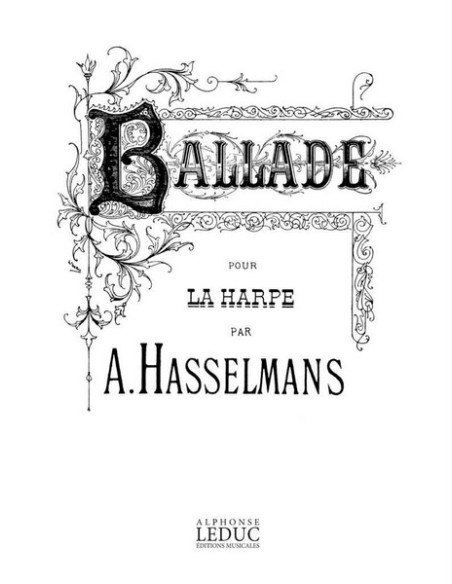 HASSELMANS A.-Ballade for Harp