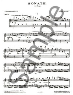 HOUDY P.-Sonate pour harpe 2