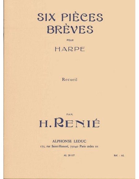 RENIE H.-Pezzi Brevi (6) per arpa