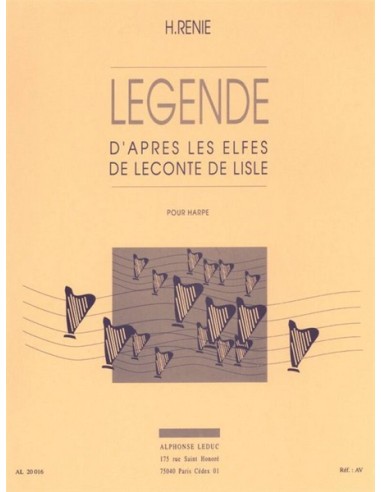 RENIE H.-Legende para Arpa