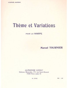TOURNIER-Theme et Variations für Harfe