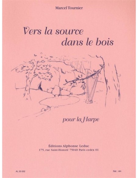 TOURNIER-Vers la Source dans le Bois pour Harpe