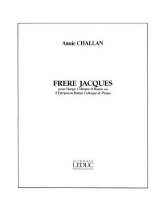 CHALLAN H.-Frêre Jacques pour 2 harpes