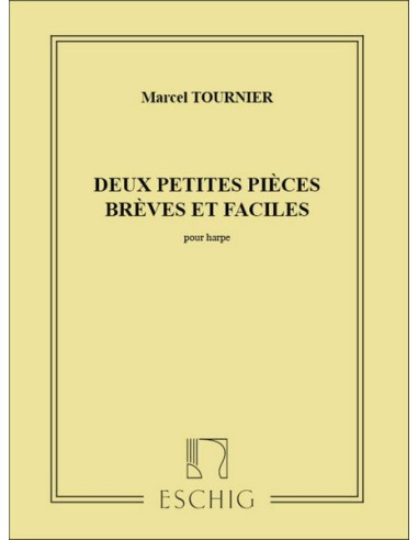 TOURNIER-Petites Stücke (2) für Harfe
