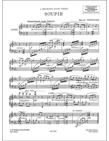 TOURNIER-Petites Pezzi (2) per arpa