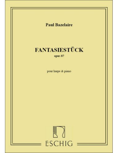 BAZELAIRE P.-Fantasia per Arpa e Pianoforte