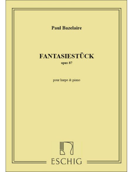 BAZELAIRE P.-Fantasia per Arpa e Pianoforte