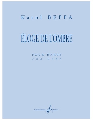 BEFFA K.-Elogue de l'ombre per arpa