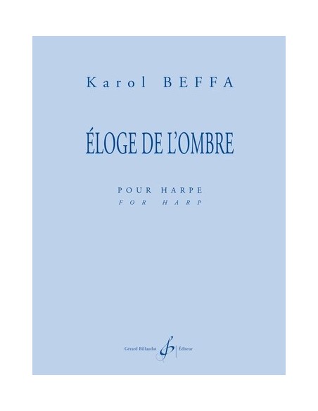 BEFFA K.-Elogue de l'ombre per arpa