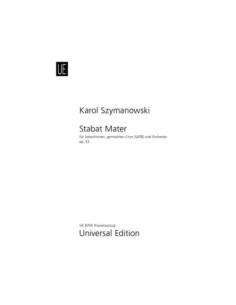 SZYMANOWSKI K.-Stabat Mater op.53 pour voix et piano