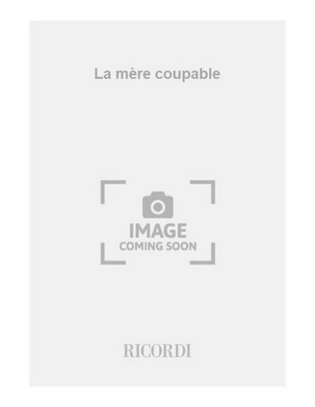 MILHAUD D.-Mere Coupable per voce e pianoforte