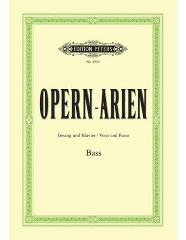 Arie d'Opera (36 arie) per basso e pianoforte