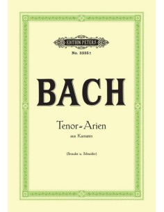 BACH J.S.-Arias from the Cantatas (15) for Tenor and Piano