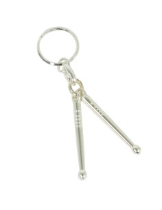 Med Drumstick Keychain: 5 cm. (ftl014) Silver 2