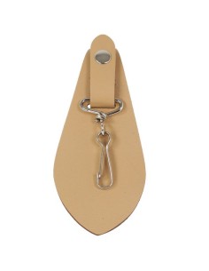 Cintre Bugle en cuir (marron) 2