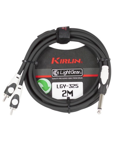 LGY-325-2m Câble audio Jack M - 2 RCA