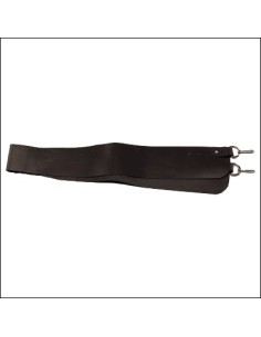 Correa Timbal Cofradia Aragon ref.745 Ancho 11 cm.Largo Mínimo 109cm. Largo Máximo 134cm. Negro 2