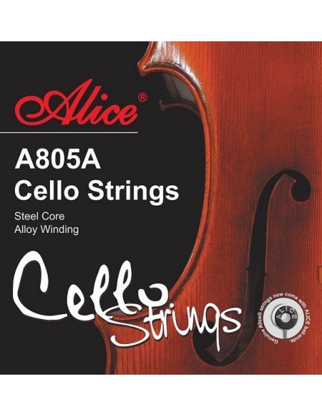 Alice 1/8 Corde per violoncello (a805) (Set completo)