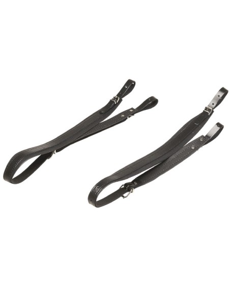 Accordion Strap (pair) Maximum length 110cm. Minimum length 78cm. Width 45mm.