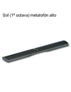 Sol Sheet (G) (1st Octave) High Metallophone Finish Gray Measurements: 31 x 10 x 282 mm. 2