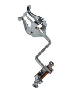 High Saxophone Marching Music Stand with Open Ring and Hinge Normal Size 55x45mm. Yamaha Custom Chrome 2