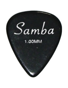 Meißel (1,00 mm.) Schwarzes ovales Zelluloid Samba Nr. 10 2