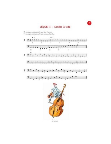 POSTEL VINAY E.-Methode de contrebasse per contrabbasso