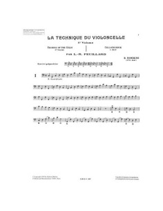 FEUILLARD L.R.-Technique 1st for Cello 2