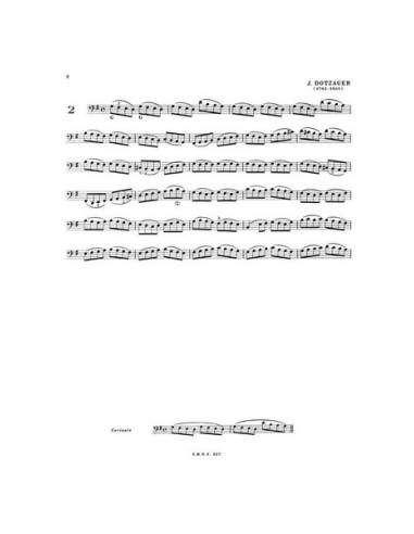 FEUILLARD L.R.-Technik 1. für Violoncello