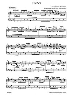 HAENDEL G.F.-Esther (HWV:50a) für Stimme und Klavier (Urtext) (Server) 2